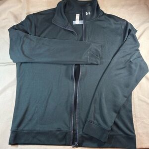 Under Armour Black Full-Zip Women's Top
